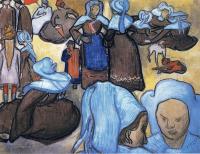 Gogh, Vincent van - Breton Women(after Emile Bernard)